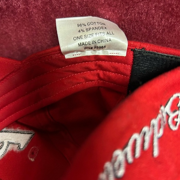 Bud King Of Beers #8 Budweiser Chase Authentics 96% Cotton 4% Spandex One Size - Picture 7 of 7